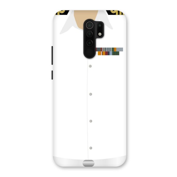 Navy Uniform Back Case for Redmi 9 Prime