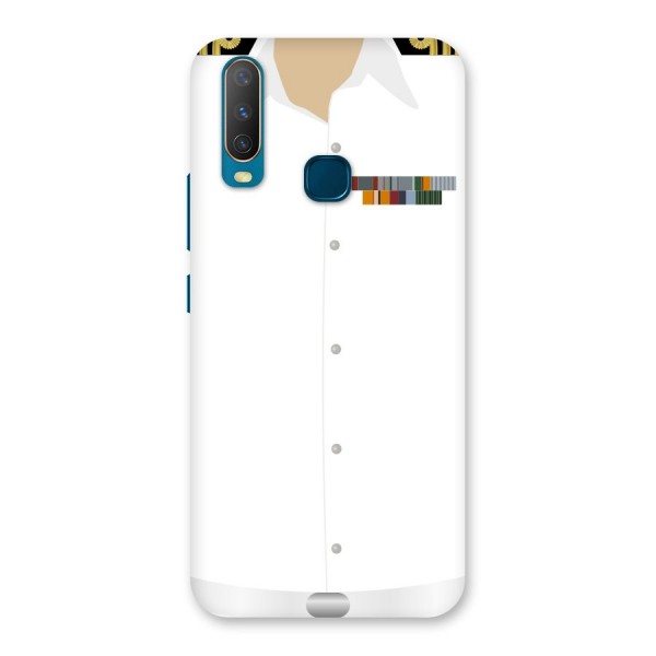 Navy Uniform Back Case for Vivo U10