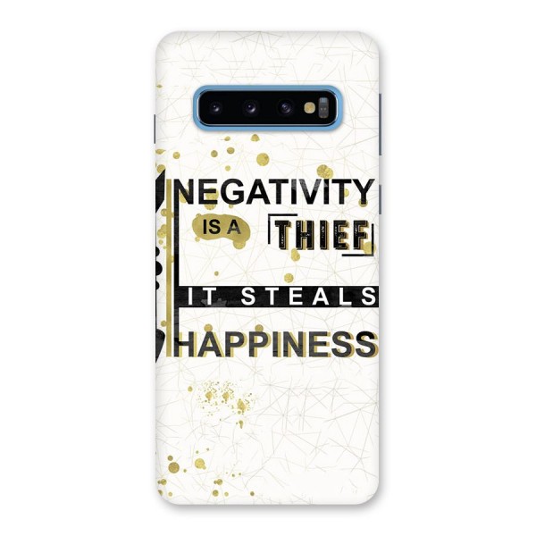 Negativity Thief Back Case for Galaxy S10