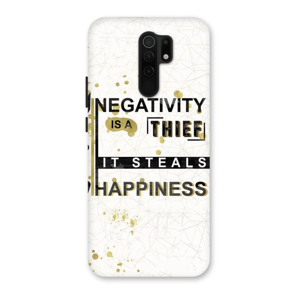 Negativity Thief Back Case for Redmi 9 Prime