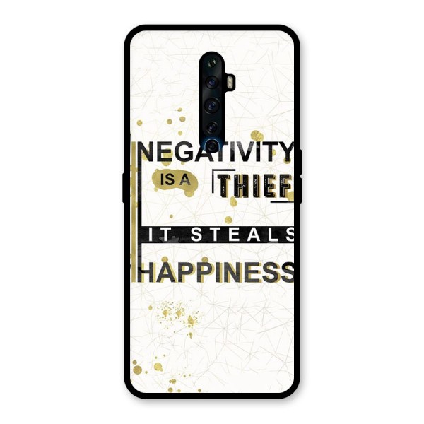 Negativity Thief Glass Back Case for Oppo Reno2 Z