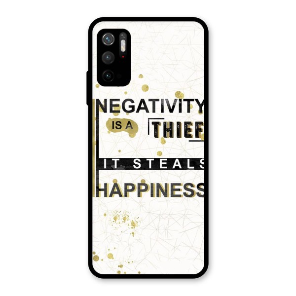 Negativity Thief Glass Back Case for Poco M3 Pro 5G