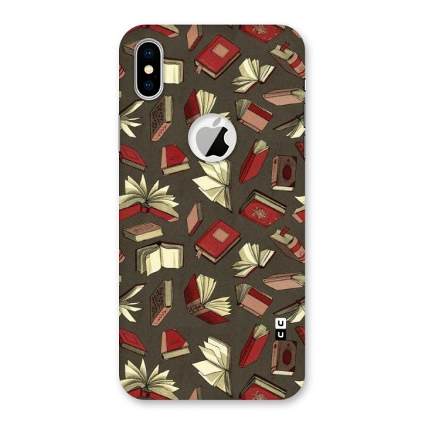 Nerd Head Back Case for iPhone XS Logo Cut