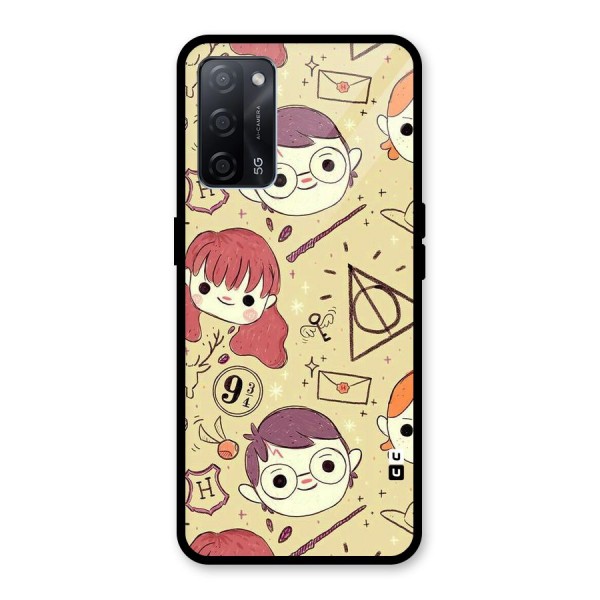 Nerds Glass Back Case for Oppo A53s 5G