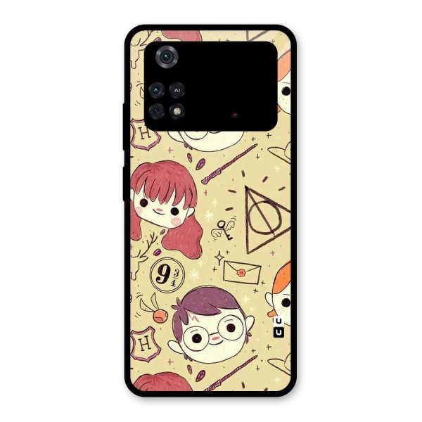 Nerds Glass Back Case for Poco M4 Pro 4G