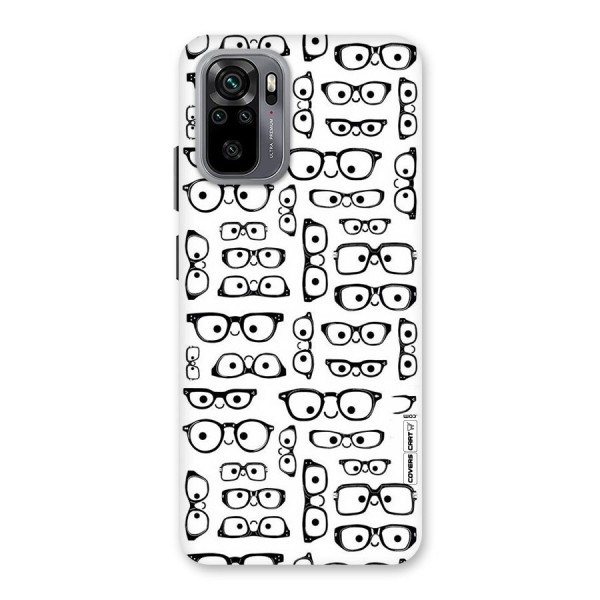 Nerdy Specs Back Case for Redmi Note 10