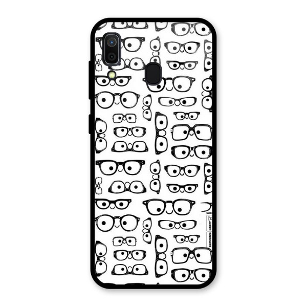 Nerdy Specs Glass Back Case for Galaxy A30