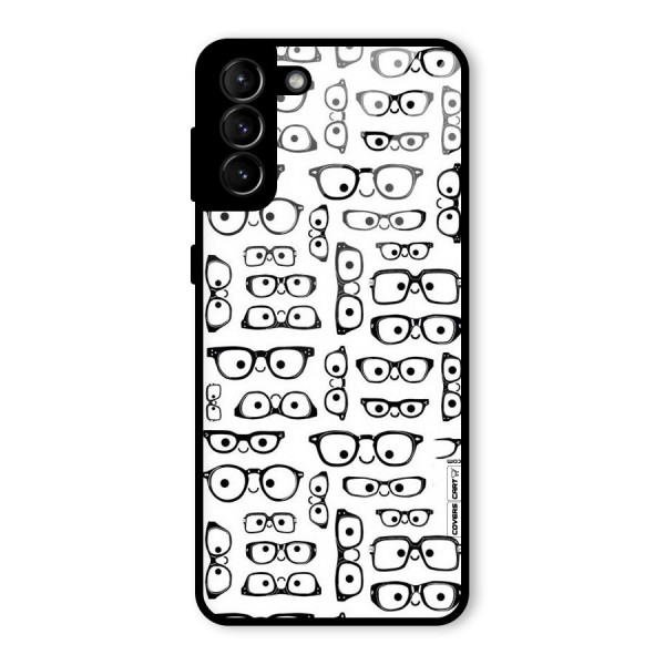 Nerdy Specs Glass Back Case for Galaxy S21 Plus