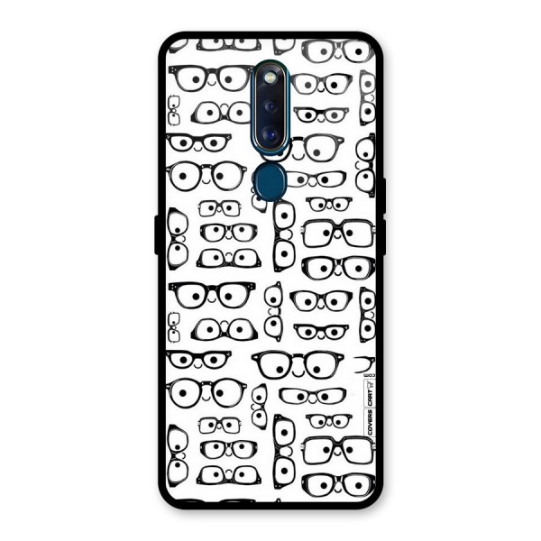 Nerdy Specs Glass Back Case for Oppo F11 Pro