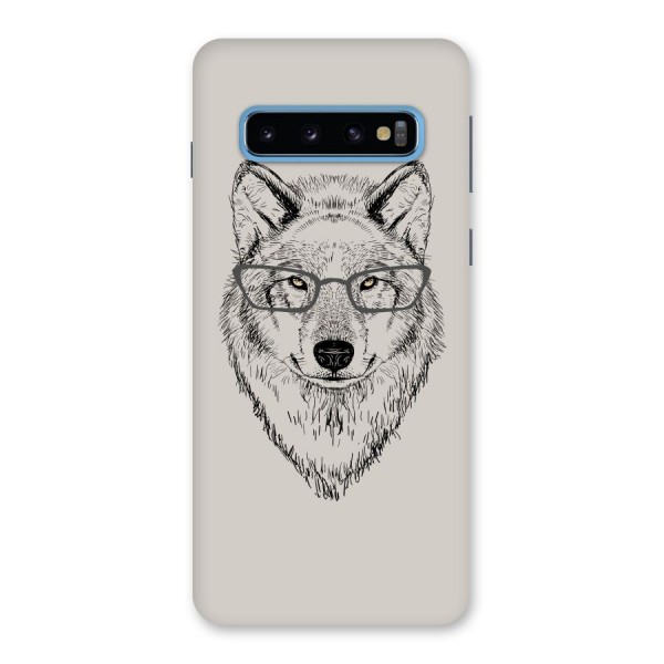 Nerdy Wolf Back Case for Galaxy S10