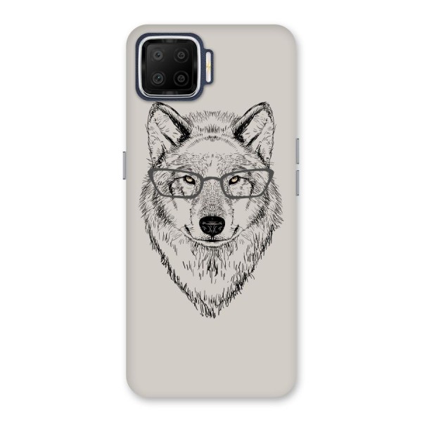 Nerdy Wolf Back Case for Oppo F17