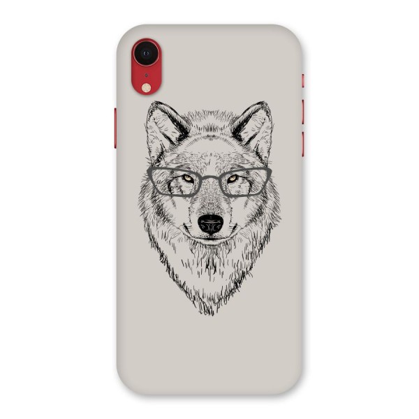 Nerdy Wolf Back Case for iPhone XR