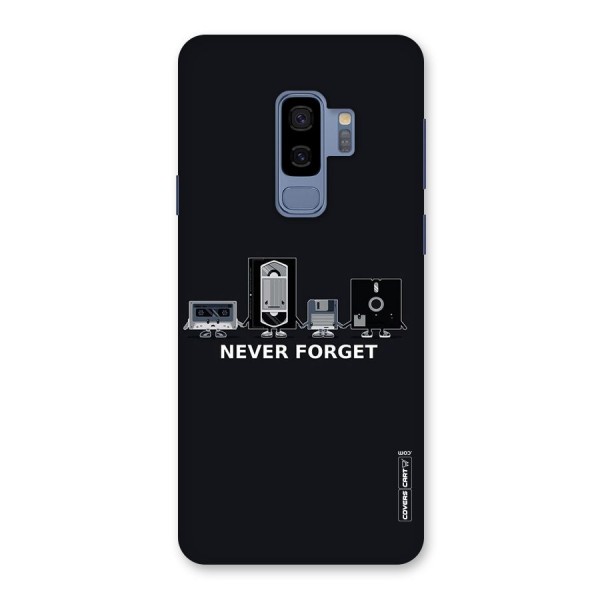 Never Forget Back Case for Galaxy S9 Plus