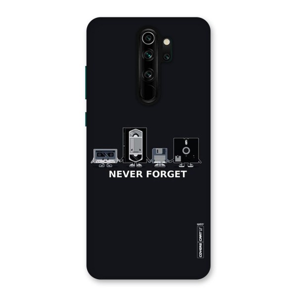 Never Forget Back Case for Redmi Note 8 Pro