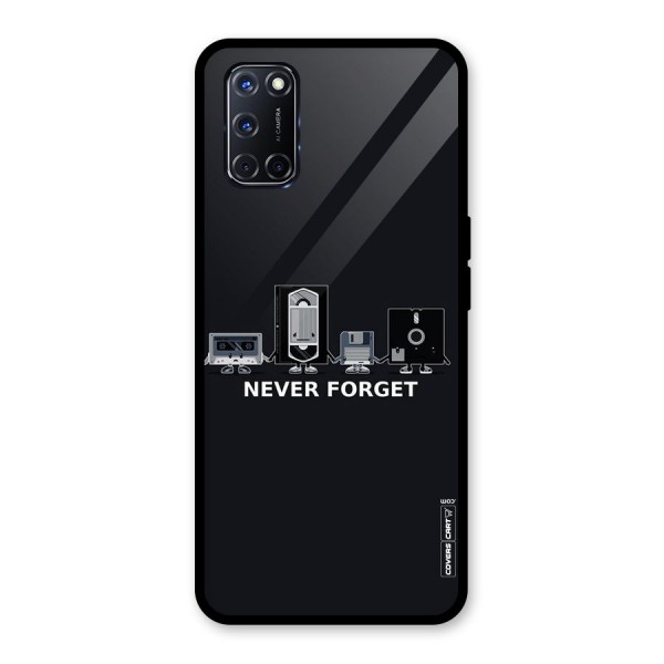 Never Forget Glass Back Case for Oppo A52