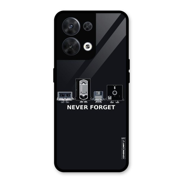 Never Forget Glass Back Case for Oppo Reno8 5G