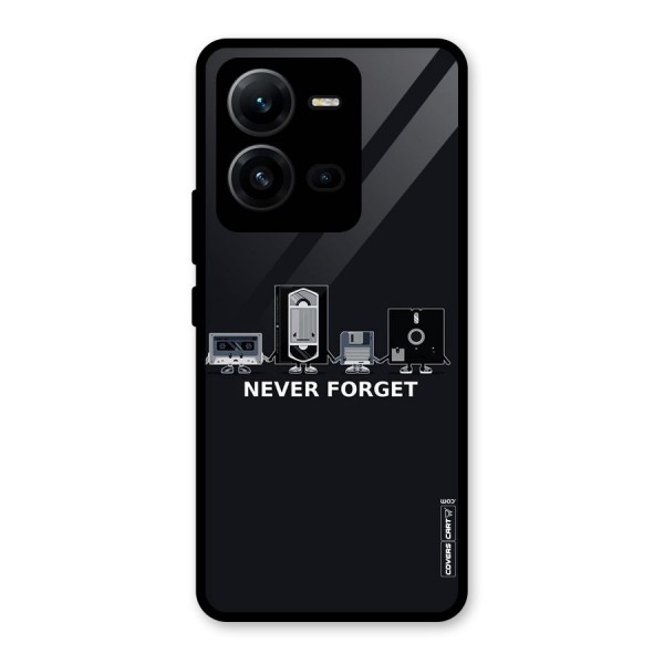 Never Forget Glass Back Case for Vivo V25