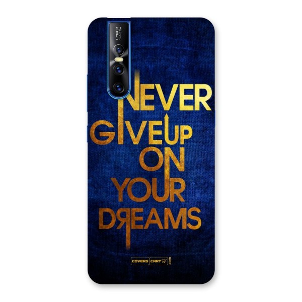 Never Give Up Back Case for Vivo V15 Pro