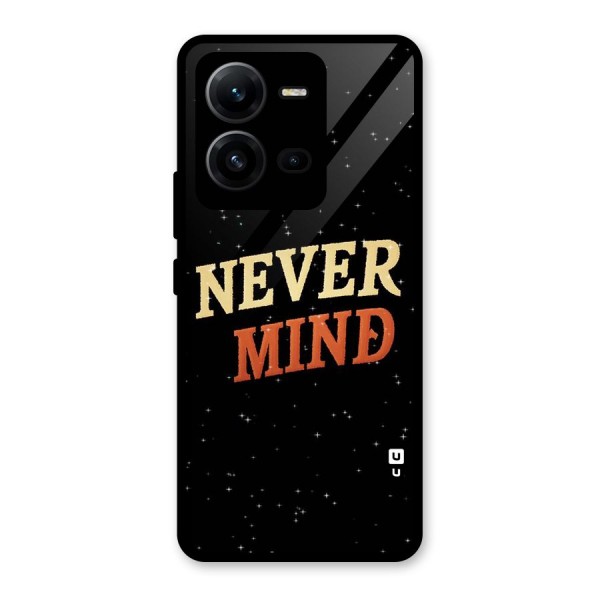 Never Mind Design Glass Back Case for Vivo V25