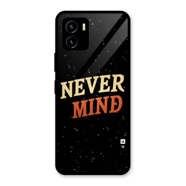 Never Mind Design Glass Back Case for Vivo Y15s