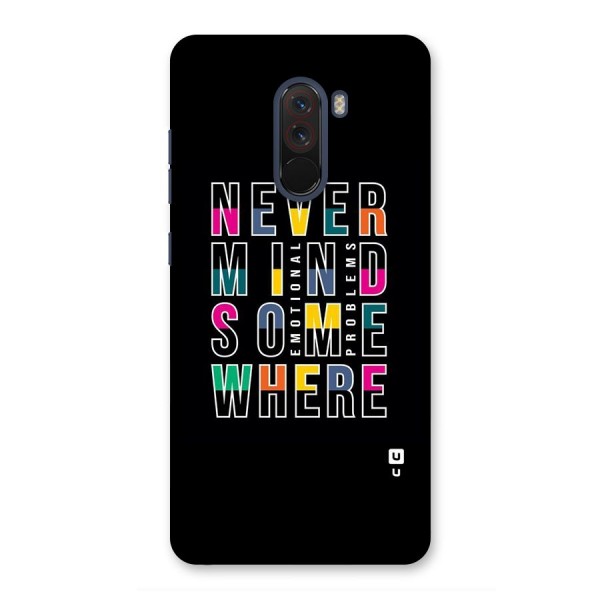 Nevermind Somewhere Back Case for Poco F1