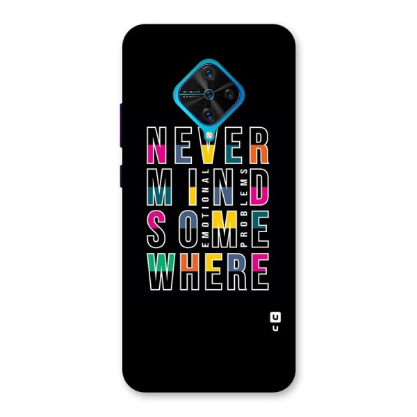 Nevermind Somewhere Back Case for Vivo S1 Pro