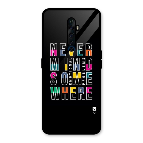 Nevermind Somewhere Glass Back Case for Oppo Reno2 Z