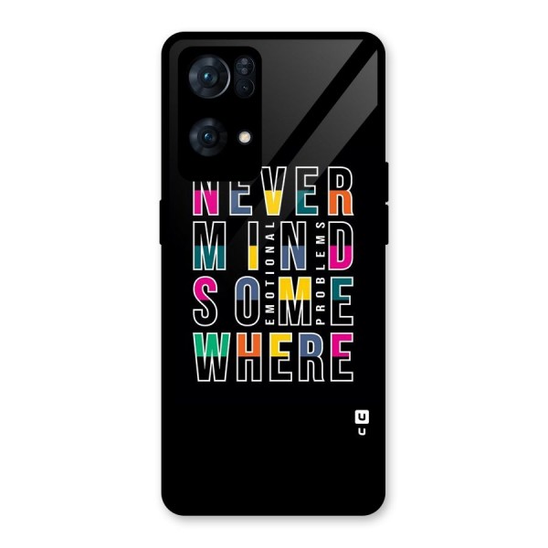 Nevermind Somewhere Glass Back Case for Oppo Reno7 Pro 5G