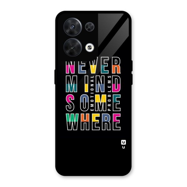 Nevermind Somewhere Glass Back Case for Oppo Reno8 5G