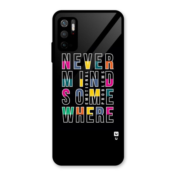 Nevermind Somewhere Glass Back Case for Poco M3 Pro 5G