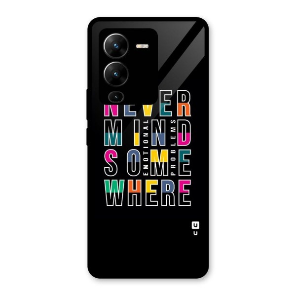 Nevermind Somewhere Glass Back Case for Vivo V25 Pro