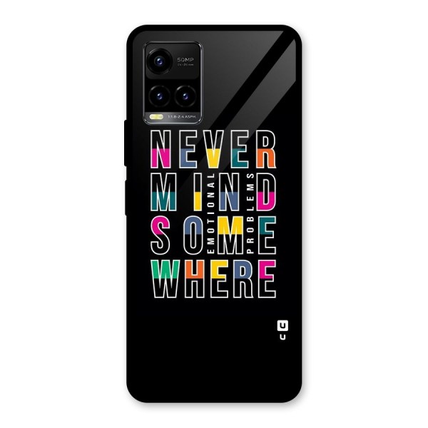 Nevermind Somewhere Glass Back Case for Vivo Y21 2021