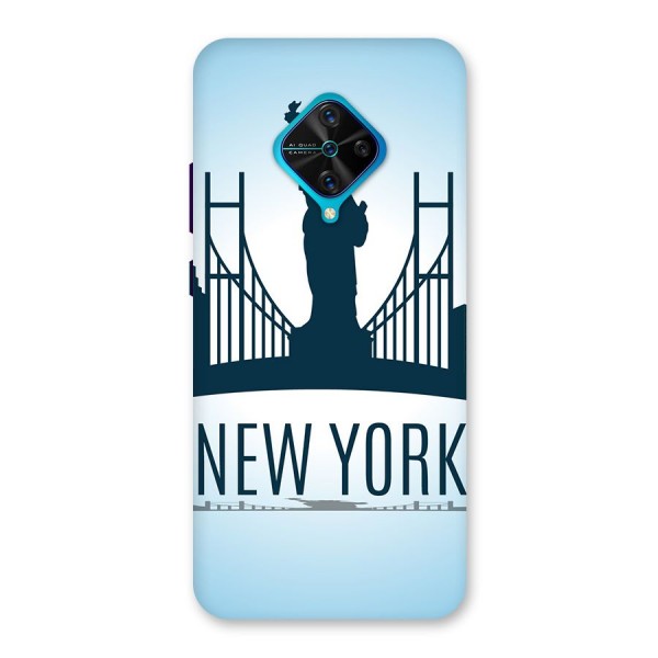 New York Skyline Back Case for Vivo S1 Pro