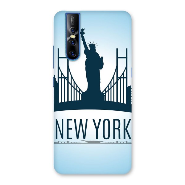 New York Skyline Back Case for Vivo V15 Pro