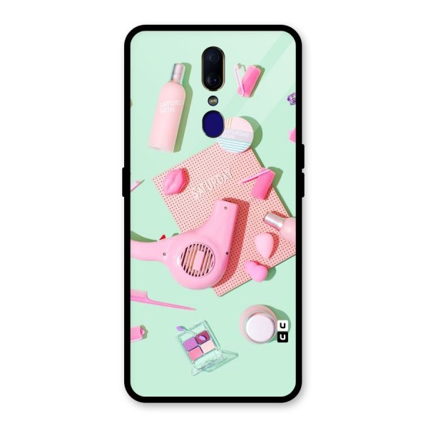 Night Out Slay Glass Back Case for Oppo F11