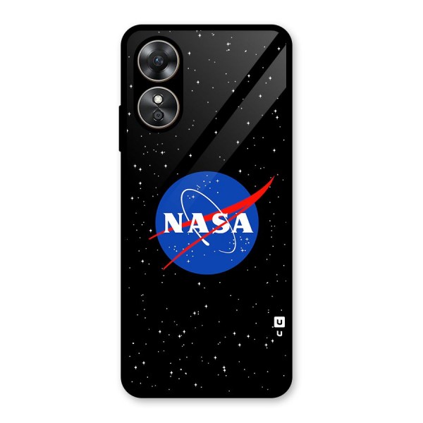 Night Sky NASA Glass Back Case for Oppo A17