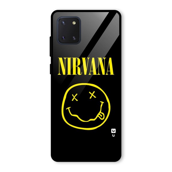 Nirvana Smiley Glass Back Case for Galaxy Note 10 Lite