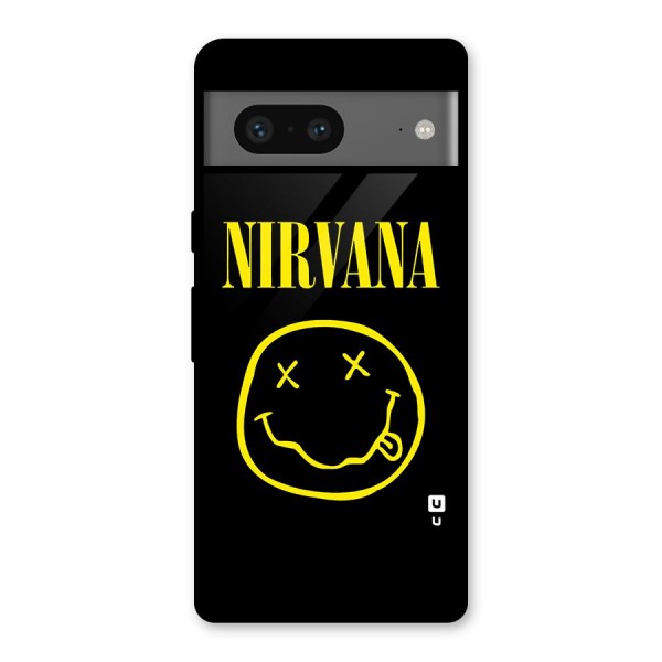 Nirvana Smiley Glass Back Case for Google Pixel 7