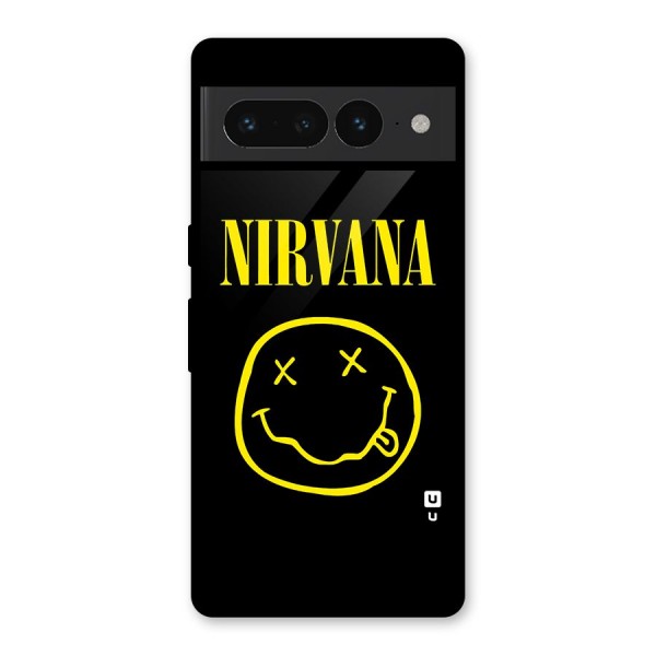 Nirvana Smiley Glass Back Case for Google Pixel 7 Pro