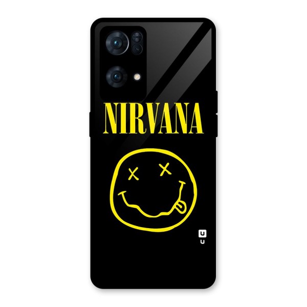 Nirvana Smiley Glass Back Case for Oppo Reno7 Pro 5G