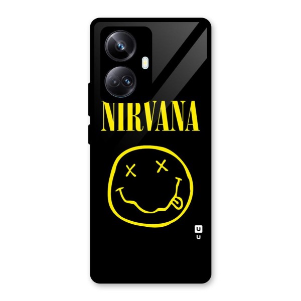 Nirvana Smiley Glass Back Case for Realme 10 Pro Plus