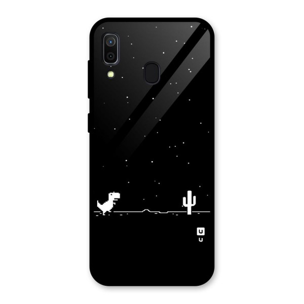 No Connection Night Glass Back Case for Galaxy A30