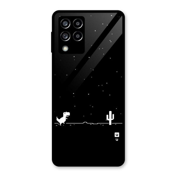 No Connection Night Glass Back Case for Galaxy M53 5G