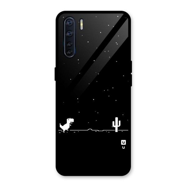 No Connection Night Glass Back Case for Oppo F15