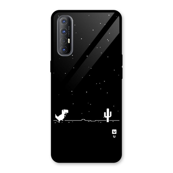 No Connection Night Glass Back Case for Oppo Reno3 Pro