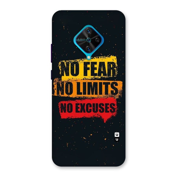 No Fear No Limits Back Case for Vivo S1 Pro