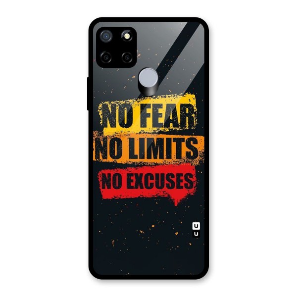 No Fear No Limits Glass Back Case for Realme C15