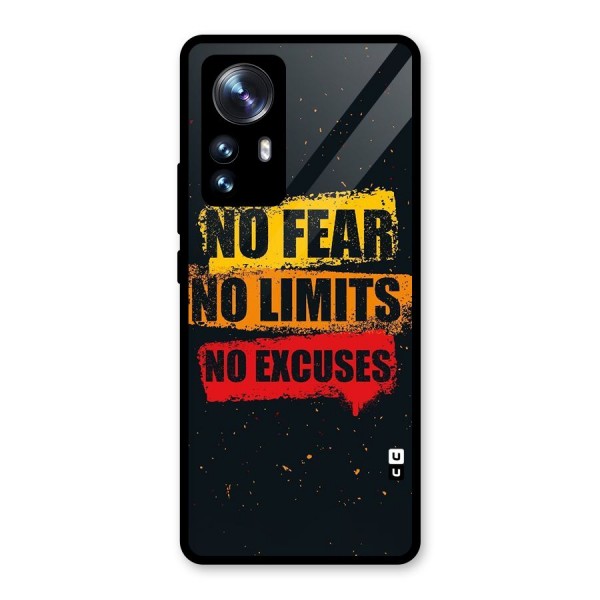 No Fear No Limits Glass Back Case for Xiaomi 12 Pro