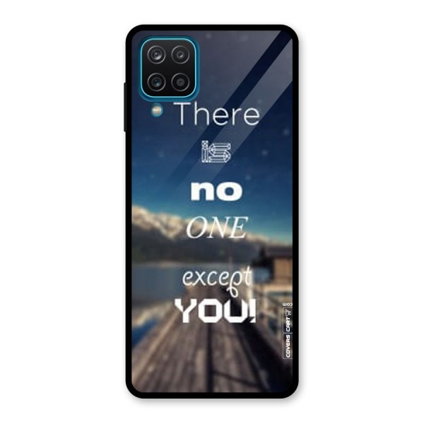 No One But You Glass Back Case for Galaxy A12