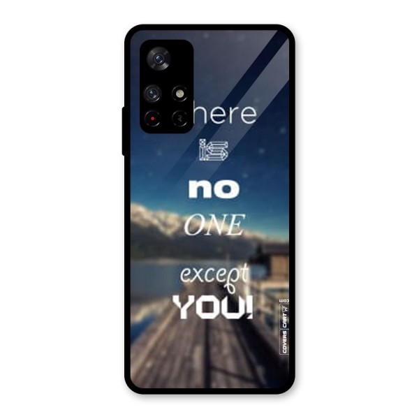 No One But You Glass Back Case for Redmi Note 11T 5G